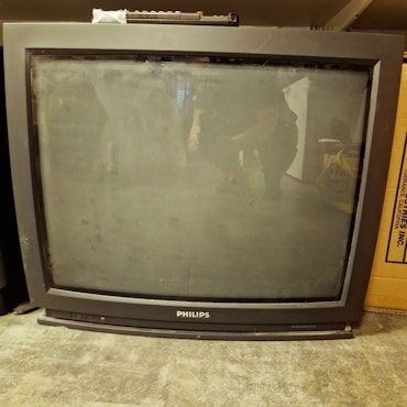 Philips tjock-TV 24" tum (svart) inkl. Fjärrkontroll