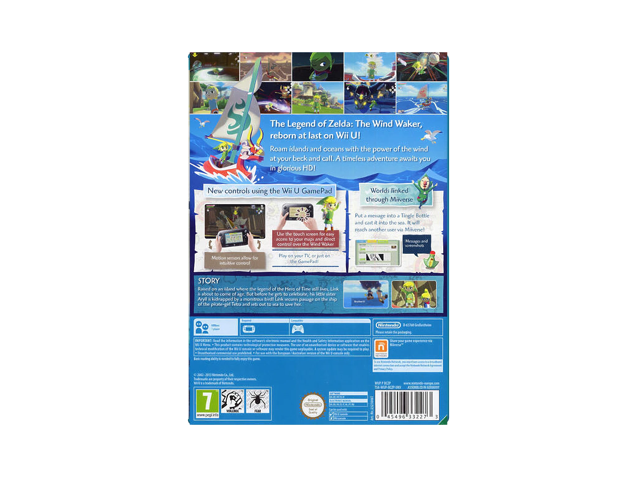 The Legend of Zelda: The Windwaker HD (Komplett) (Wii U)