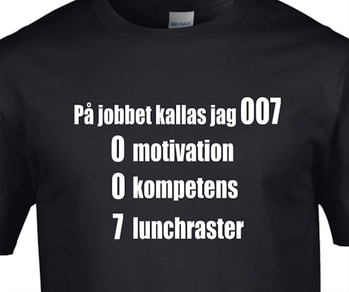 PÅ JOBBET KALLAS JAG 007