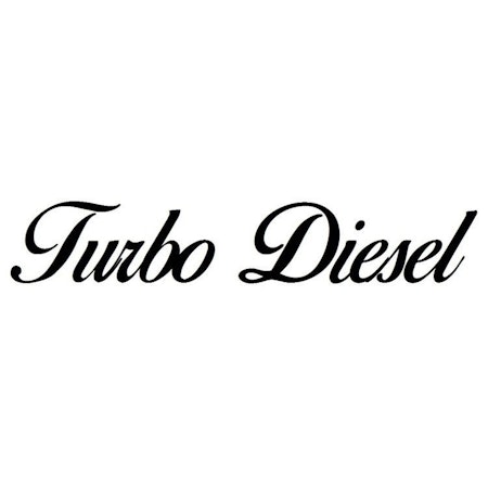 Turbo Diesel - Dekal
