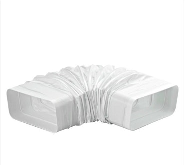Flexibel rektangulär köksfläktslang med muff 222x89mm