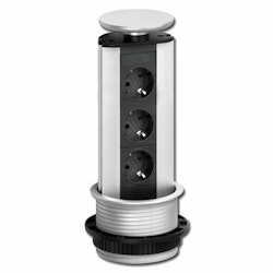 EVOline Powerport 3-vägs rostfri look