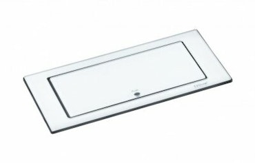 EVOline® BackFlip, 2-vägs + 1x USB-A Vit glas