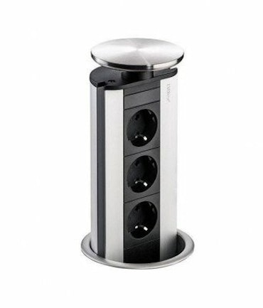 EVOline Powerport 3-vägs rostfritt stål