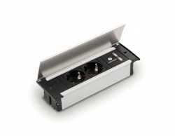 BACHMANN Kapsa 2-vägs + 2x USB-A