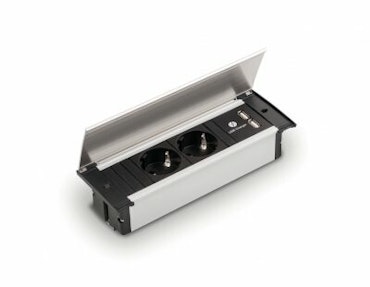 BACHMANN Kapsa 2-vägs + 2x USB-A