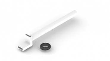 Justerbart utlopp med o-ring