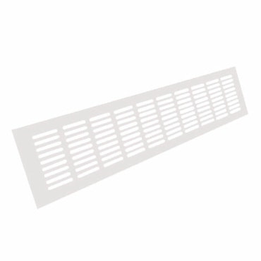 Ventilationsgaller vit aluminium 600x80mm