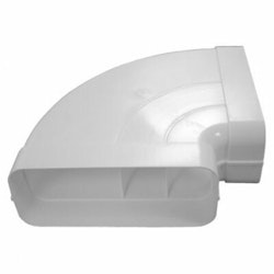 Rektangulär 90° böj horisontal 222x89 mm