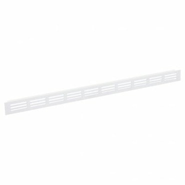 Ventilationsgaller vit aluminium 505x30mm