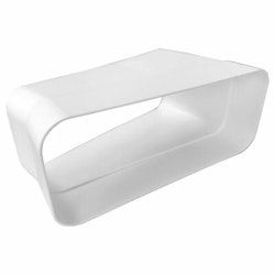Rektangulär 15° skarvmuff 222x89 mm