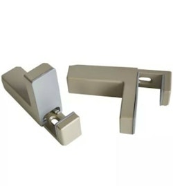 Hyllkonsol till (glas)hyllor Rostfri matt/Beige