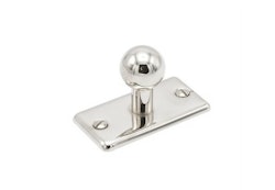 Beslag design Knopp 5320 - Förnicklad
