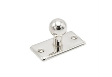 Beslag design Knopp 5320 - Förnicklad