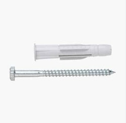 Skruv med universalplugg 8.0 x 60mm