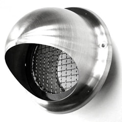 Ytterväggshuv ø125mm, rund