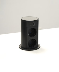 VersaLift 2-vägs med USB-A/C rostfritt