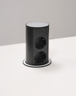 VersaLift 2-vägs med USB-A/C vit