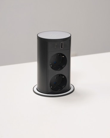 VersaLift 2-vägs med USB-A/C vit