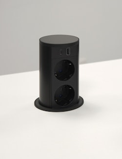 VersaLift 2-vägs med USB-A/C Gun Metal