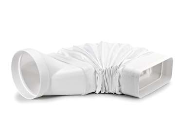 Flexibel rektangulär köksfläktslang 222x89mm med muff 150mm