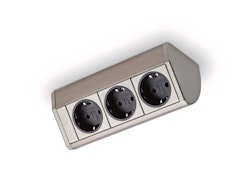 EVOline Dock 3-vägs silver