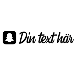 Dekal - Snapchat