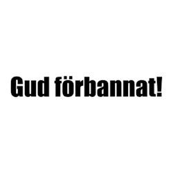 Dekal - Gud förbannat!