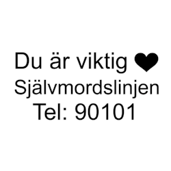Dekal - Du är viktig