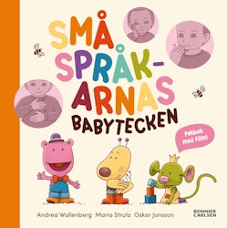 Småspråkarnas babytecken - pekbok med film