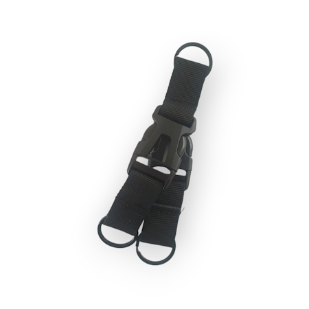 Nordic Fox Taktisk Y-format Snabbfäste med D-ring, Svart (NF-SF40-B)