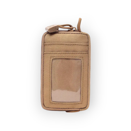 Nordic Fox Taktisk Plånbok med Blixtlås och ID-fack, Beige (NF-CW20-T)