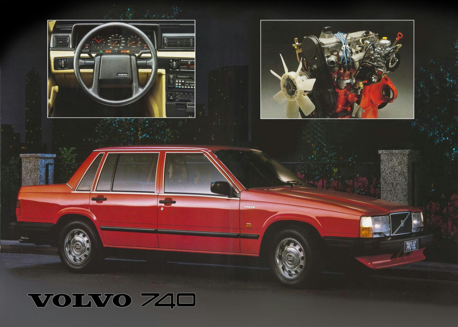 Affisch: Volvo 740