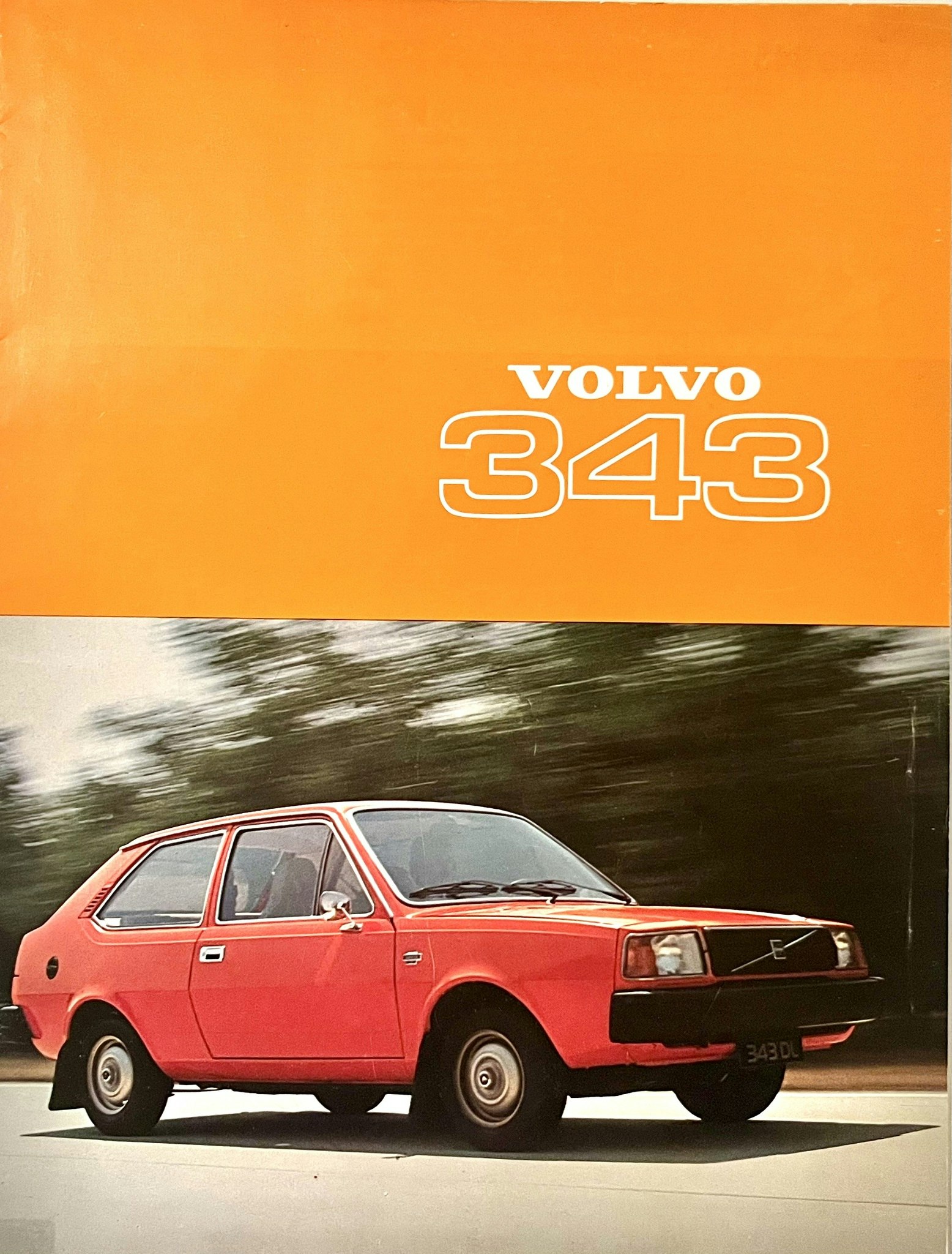 Broschyr Volvo 343