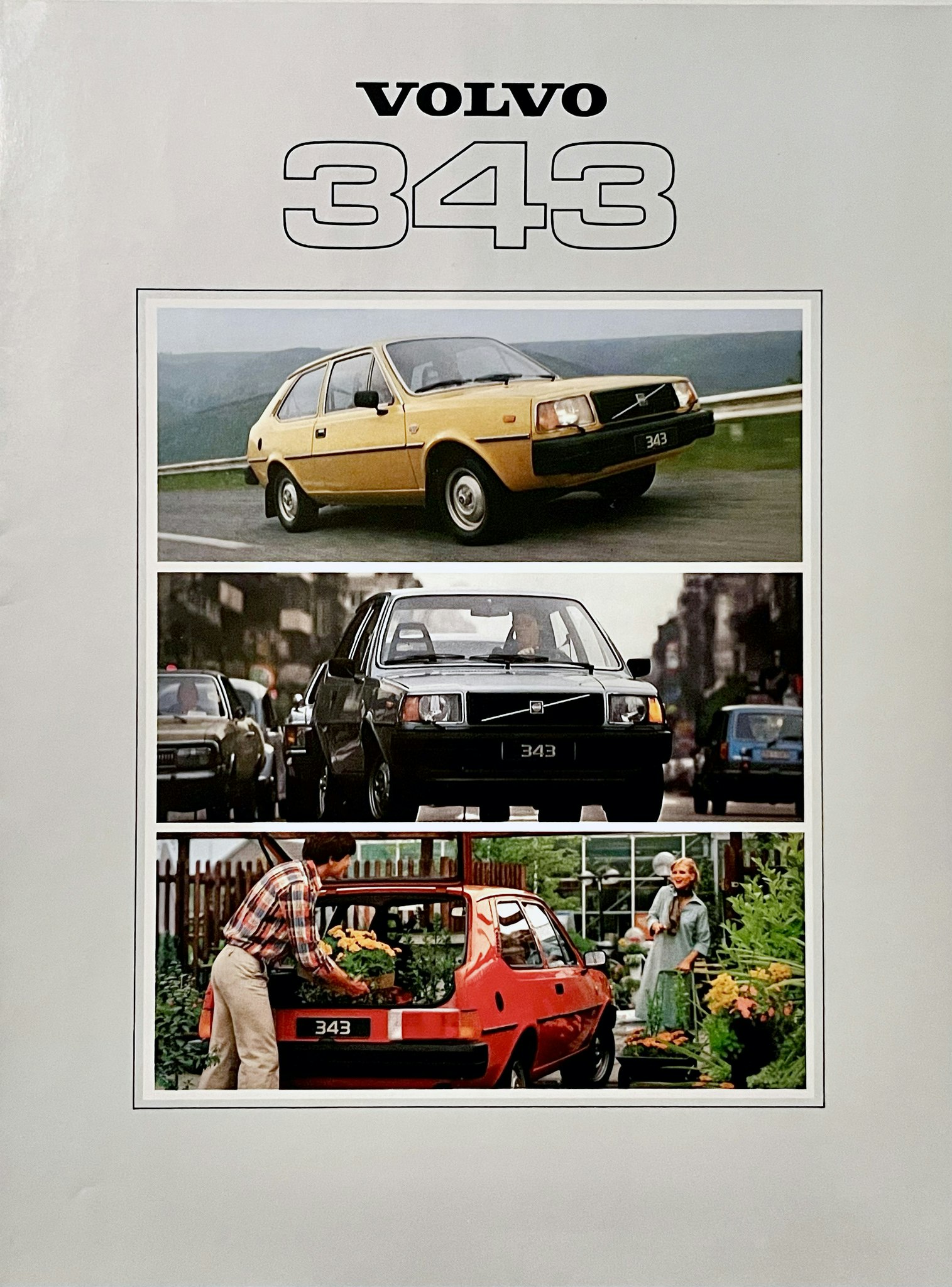 Broschyr Volvo 343