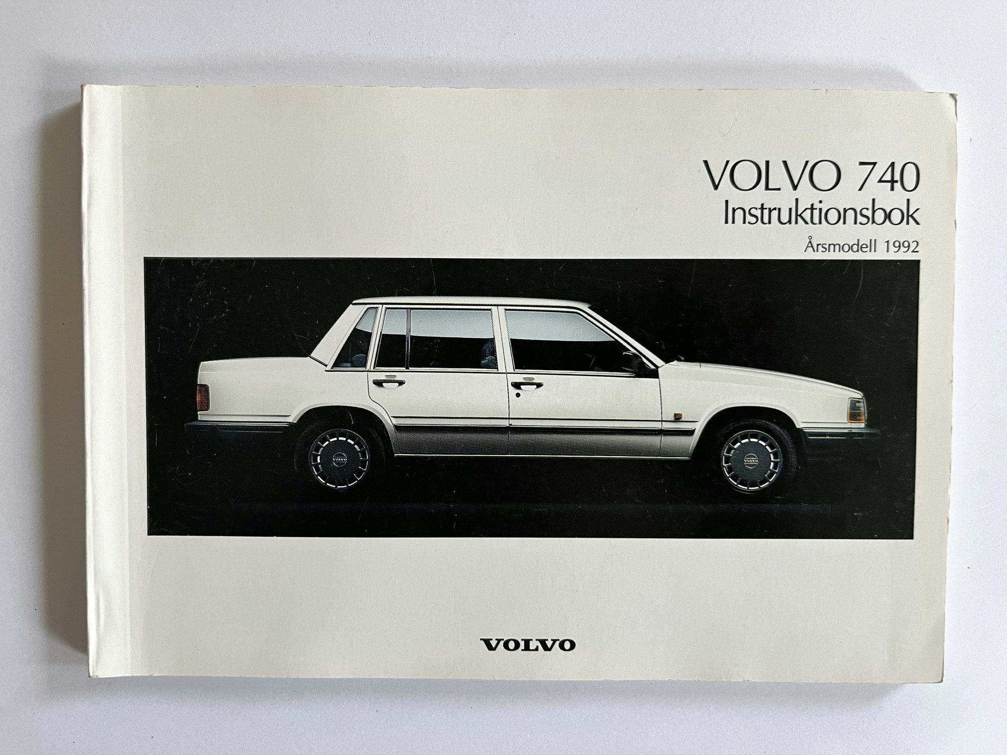 Instruktionsbok Volvo 740 1992