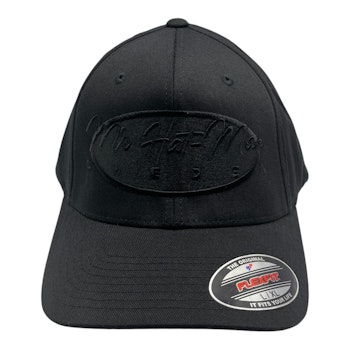 Flexfit Original 6277 S/M - Black-Black with black oval and text