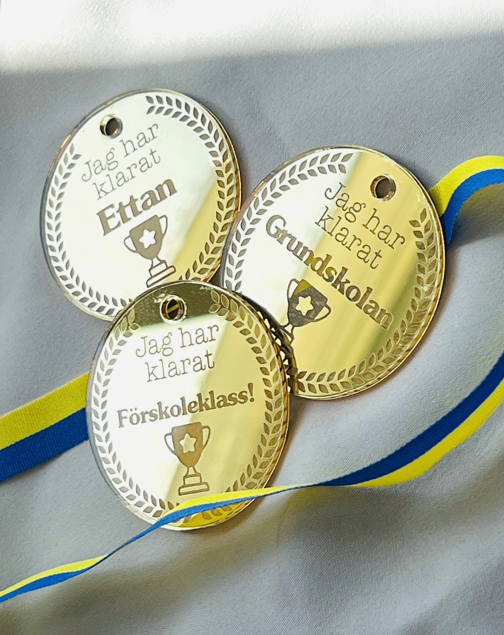 "Jag har klarat"-medalj - Eget val av ord