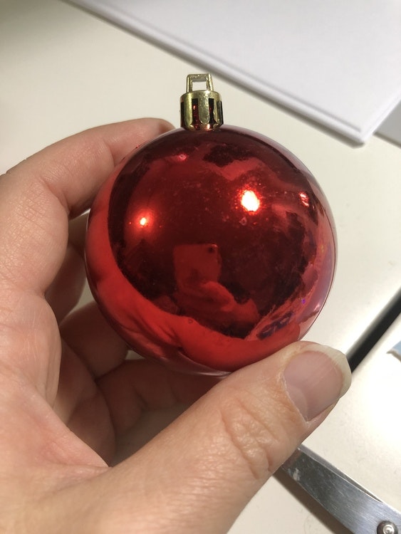 ”Jingle Bell”  Julkula med namn - Plast