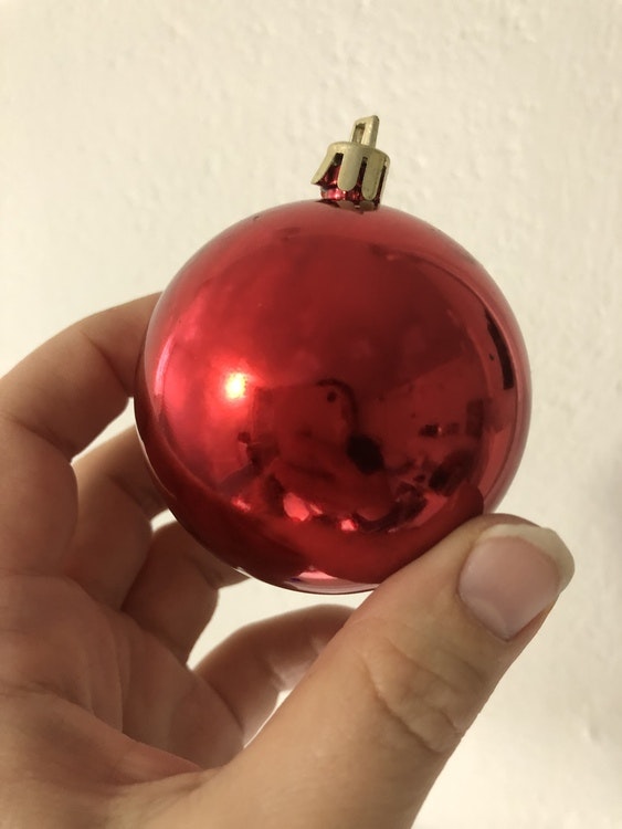 ”Jingle Bell”  Julkula med namn - Plast