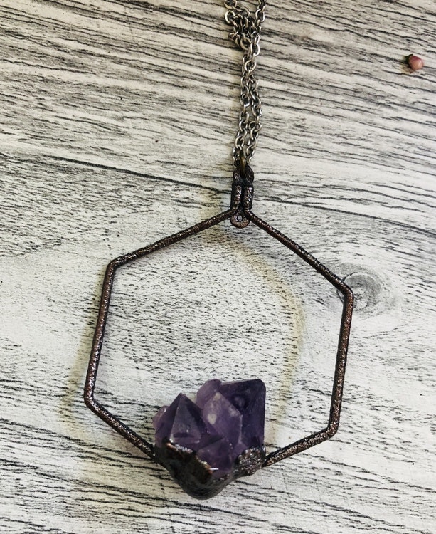 Hexagon amethyst