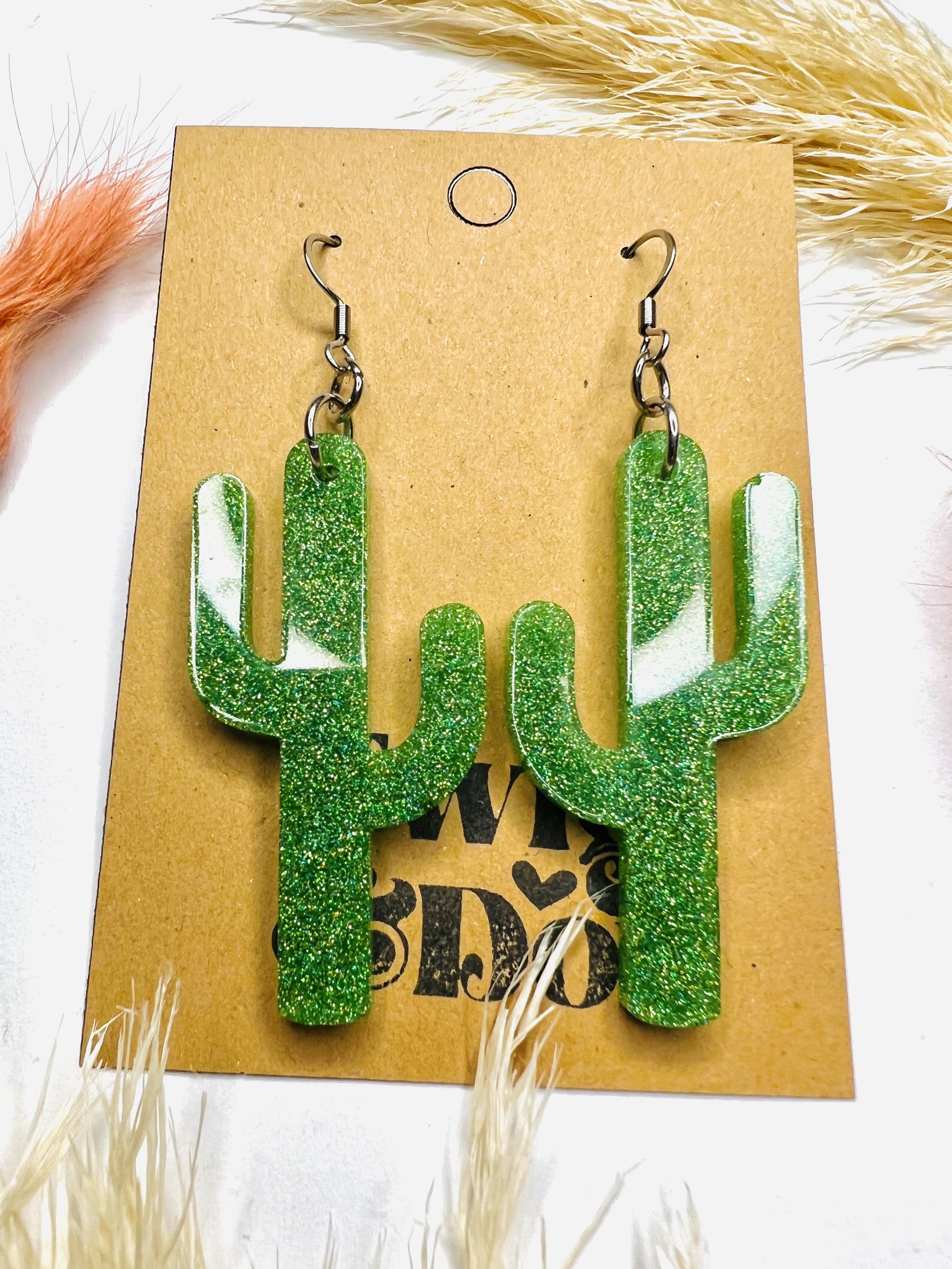 Glitter green cactus - krokar