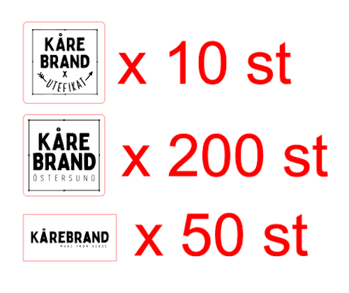 Custom order Kårebrand