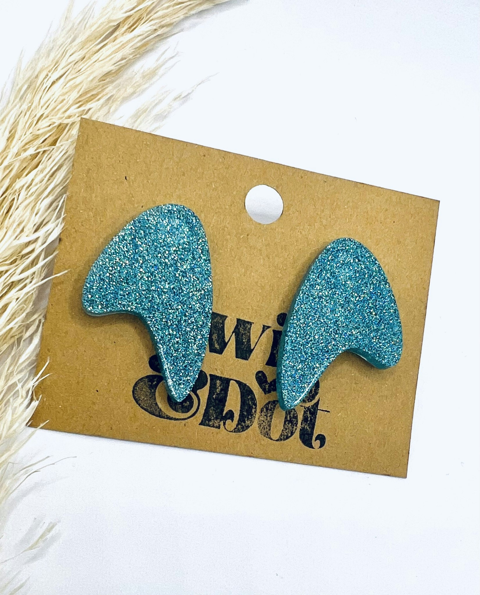 50's Boomerang Glitter Blue