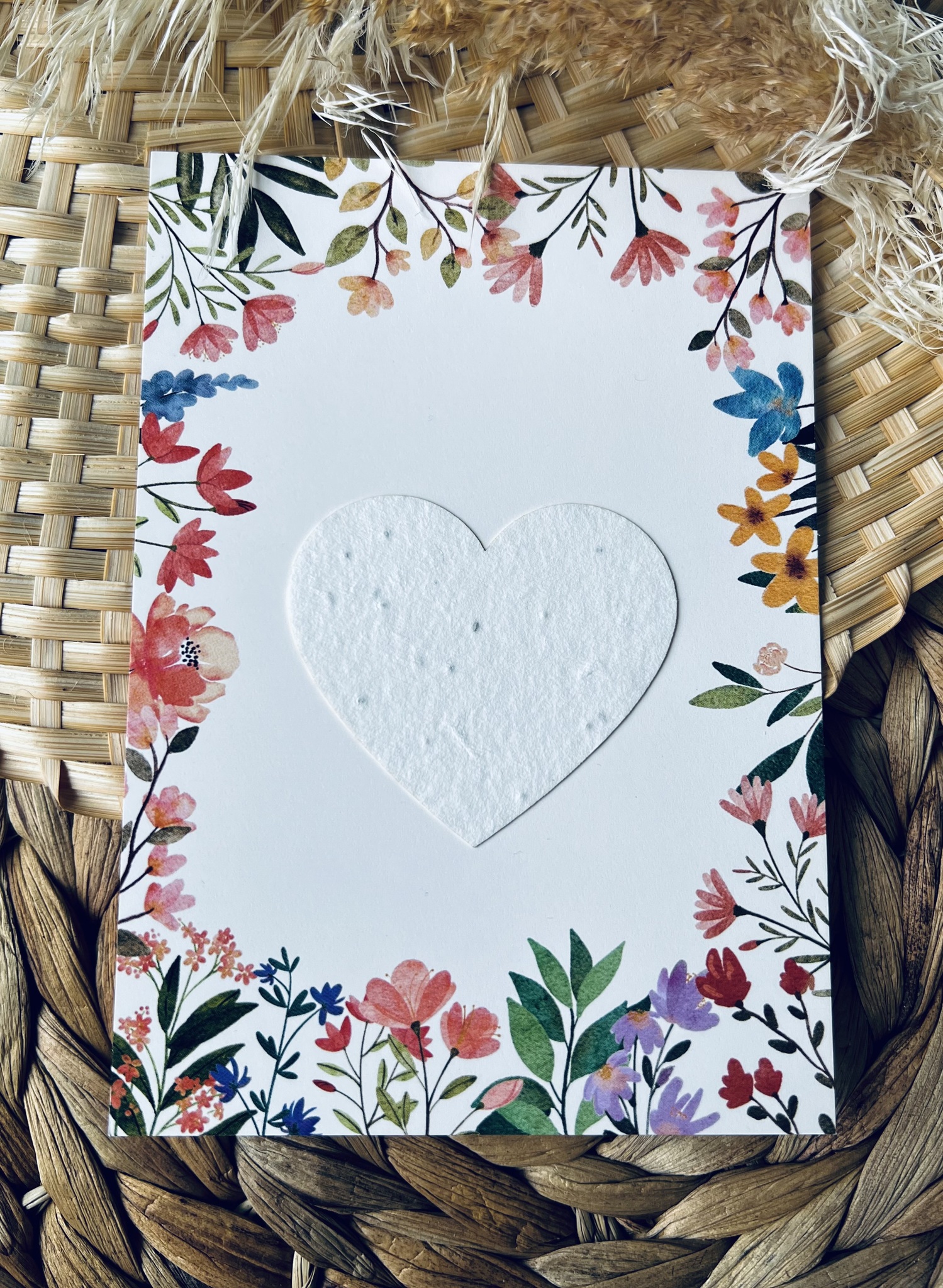 Fröhjärta - kort med planterbart hjärta
