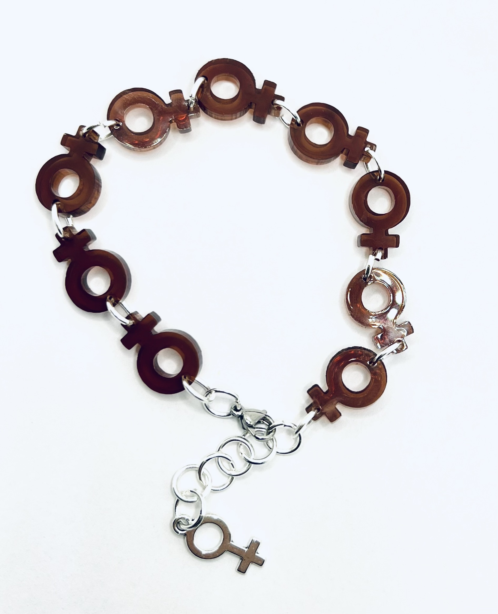 Venus Chain, Semi Coffee - armband