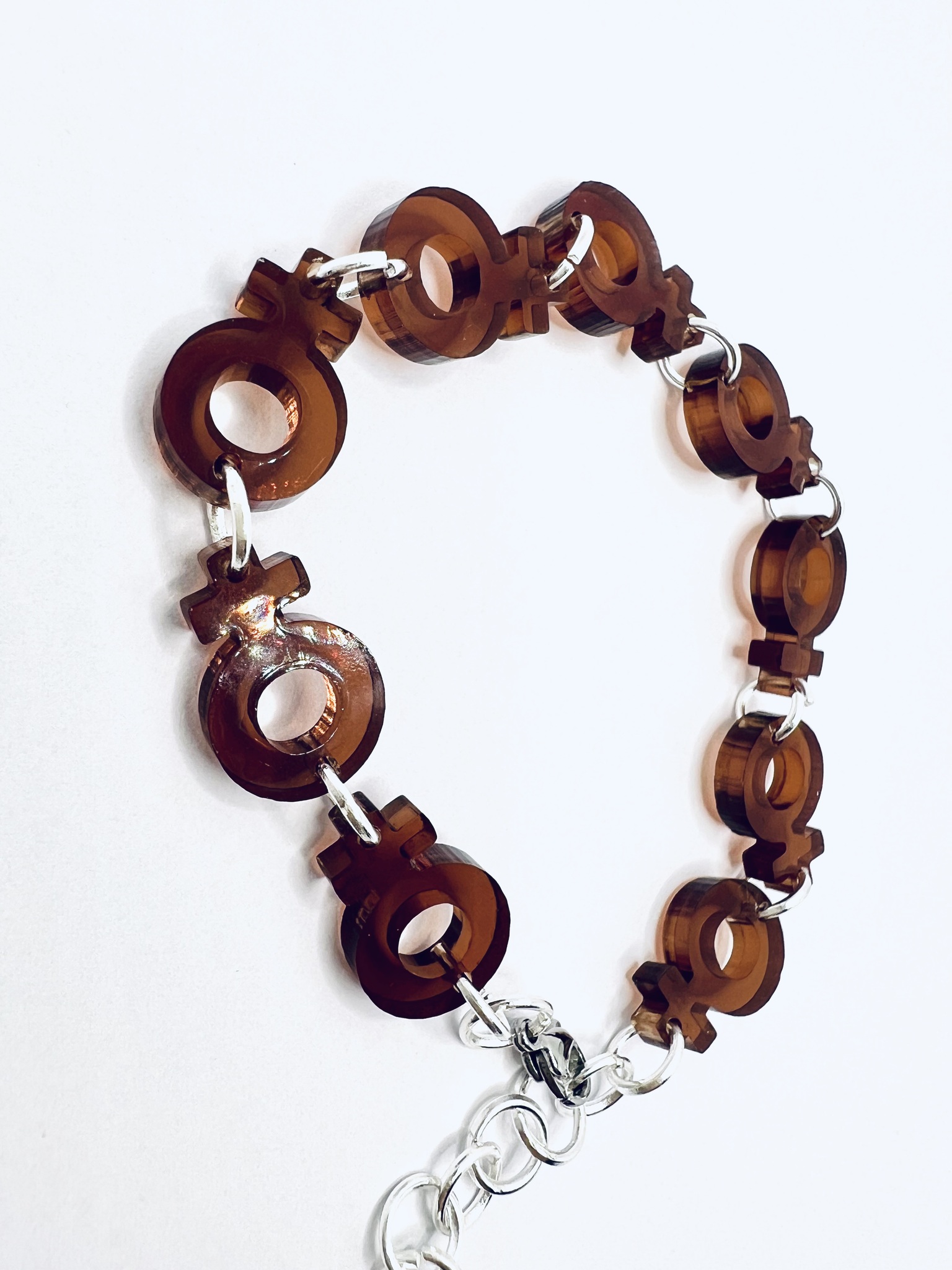 Venus Chain, Semi Coffee - armband