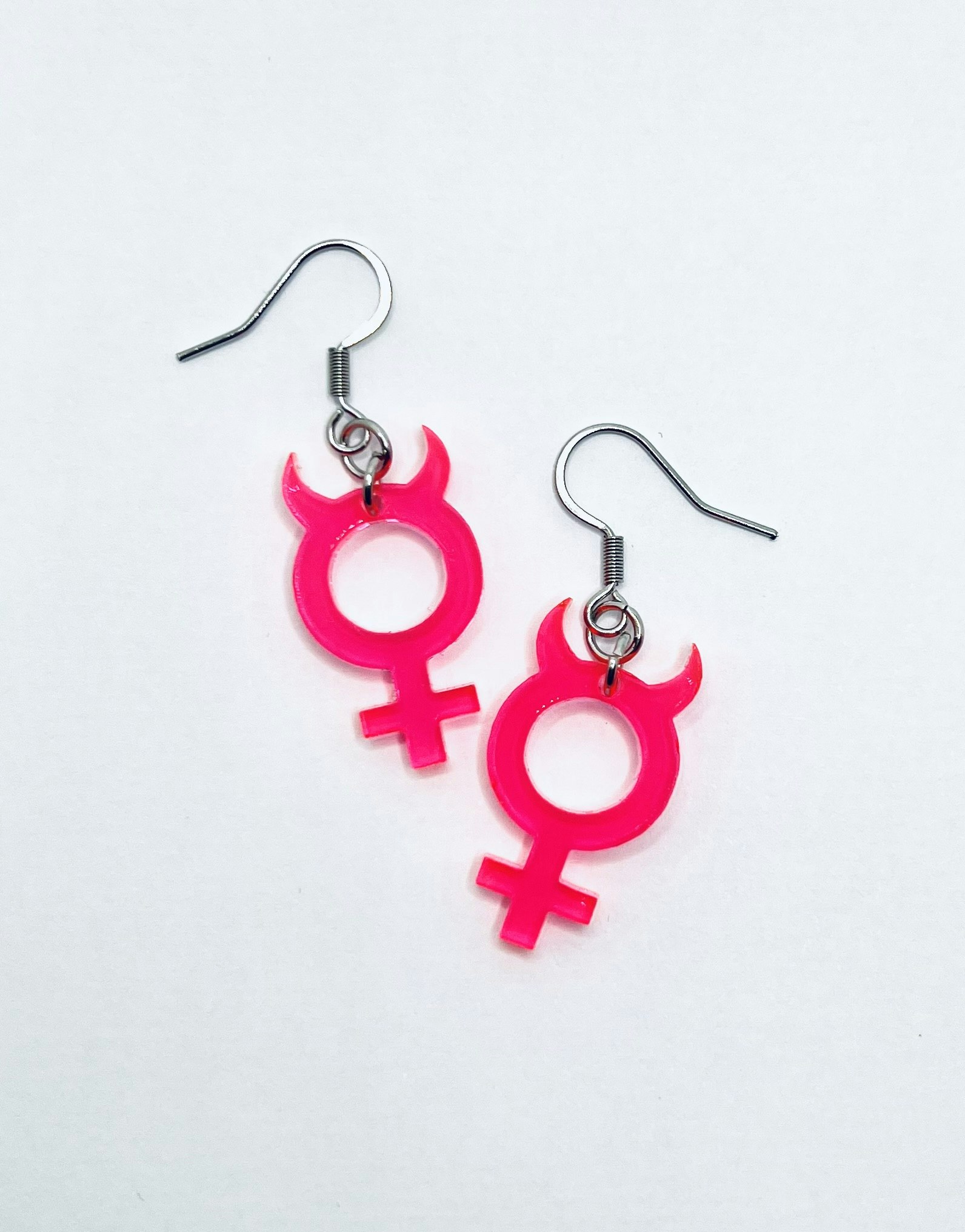Mini She Devil, neonpink - krokar