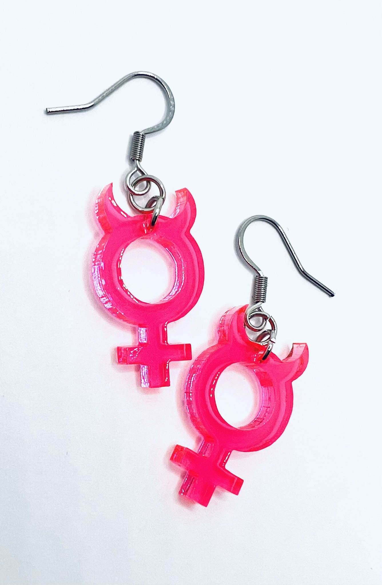 Mini She Devil, neonpink - krokar