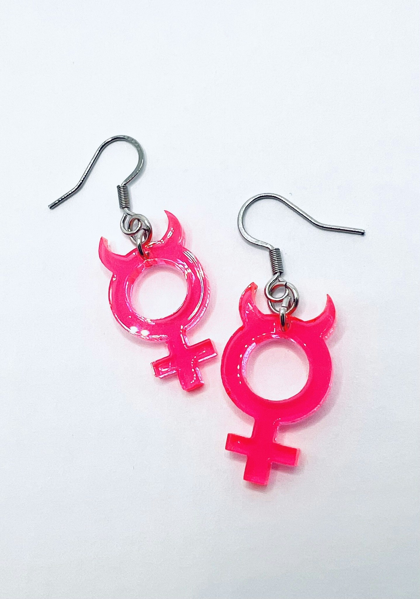 Mini She Devil, neonpink - krokar